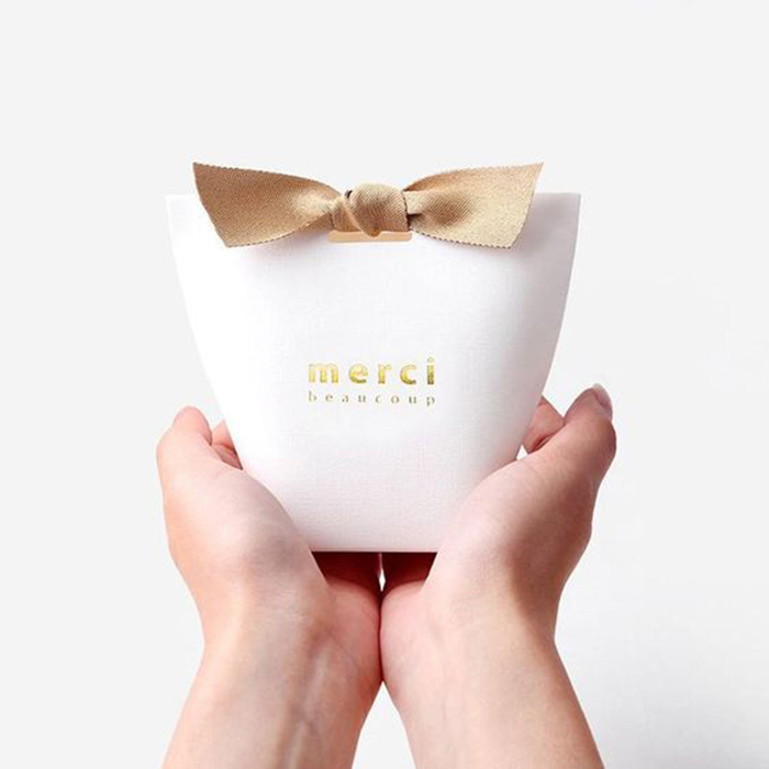 Boat shape paper bag